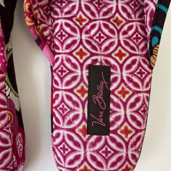 Vera Bradley Floral Slippers Size S (5-6) EUC - Picture 2 of 5